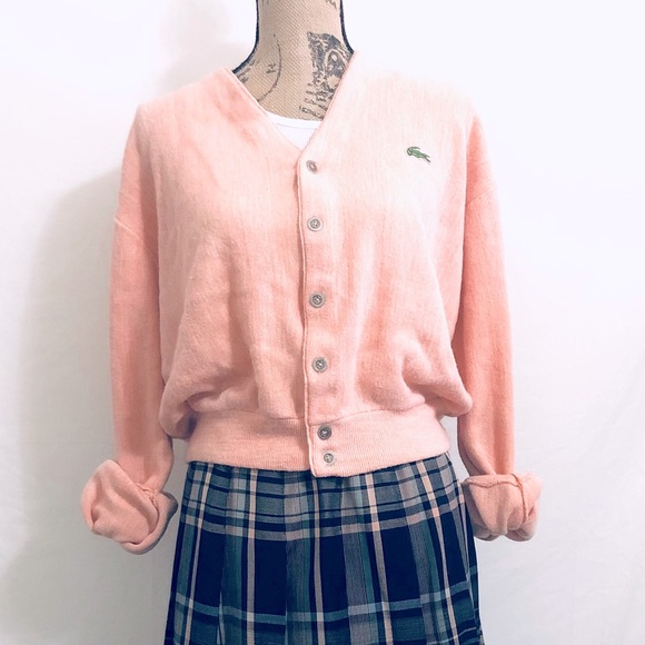 lacoste cropped sweater